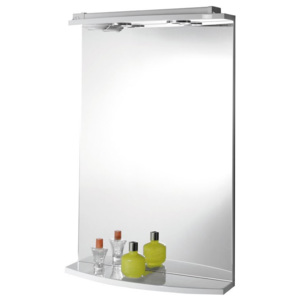 AQUALINE KORIN zrcadlo s osvětlením 60x70cm, bílá 57390