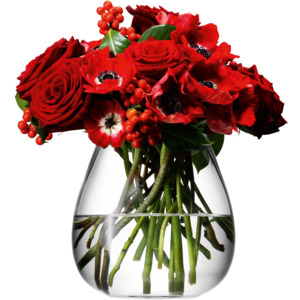 LSA INTERNATIONAL LSA Flower váza stolní, 17cm, čirá
