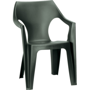ALLIBERT DANTE zahradní židle, tmavě zelená 17187058