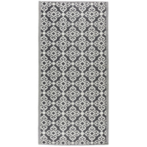 Plastový koberec Recykled Black 90x180