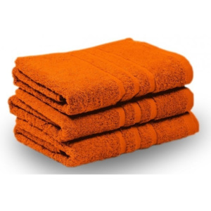 KLASIK PROUŽEK ručník a osuška oranžová - Osuška oranžová 70x140cm