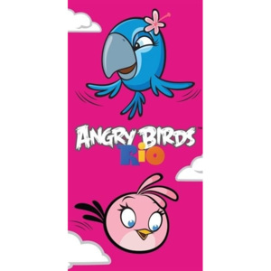 P1572462 015_FO_015 Dětská osuška Angry Birds Pink