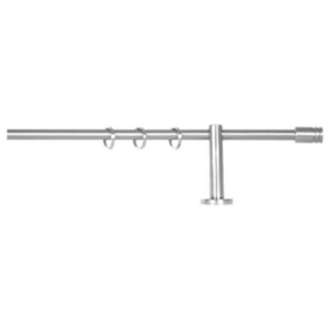 PRAKTIC Záclonová tyč TONNE - kompletně vybavená PRA.TONNE (120 cm TONNE)