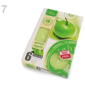 Stoklasa Čajové svíčky vonné velké Ø6 cm - 7 (Green apple) zelená jablková
