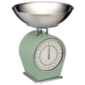 Kitchen Craft Kuchyňská mechanická váha Living Nostalgia 4 kg Barva: Zelená