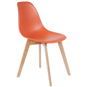 LEITMOTIV Oranžová židle – Elementary