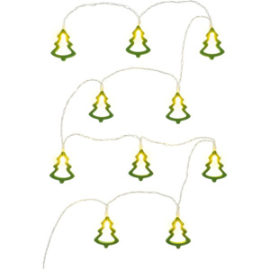 RETLUX RXL 286 Vánoční osvětlení řetěz stromky dřevěné 10LED WW TM teplá bílá 50002922