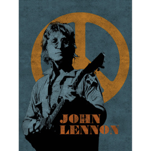 Obraz na plátně John Lennon - Peace Sign, (60 x 80 cm)