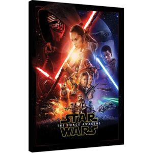 Obraz na plátně Star Wars VII: Síla se probouzí - Rey Tri, (60 x 80 cm)