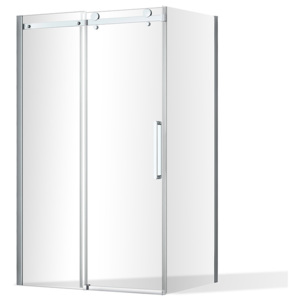 Posuvné sprchové dveře OBZD2 a pevná stěna OBZB 120 cm 80 cm