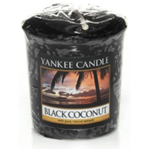 Votivní vonná svíčka Yankee Candle Black Coconut - Černý kokos 50 GRAMŮ