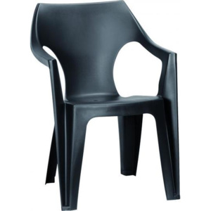 ALLIBERT DANTE zahradní židle, grafit 17187058