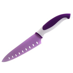 BANQUET Nerezový nůž kuchařský s nepřilnavým povrchem Symbio 18,7 cm, fialová 25LI008150V