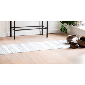 Bavlněný koberec Blue/white 60x180