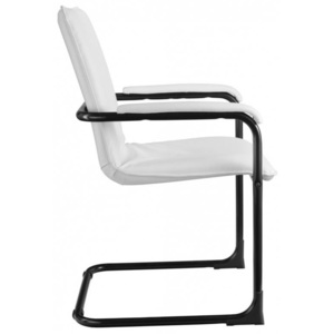 ALBA Konferenční židle SWING s čalouněnými područkami - černá kostra AL.SWING čalouněné područky - černá kostra