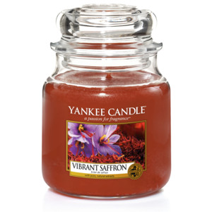 Vonná svíčka Yankee Candle Vibrant Safron - Živoucí šafrán Classic Střední 411 GRAMŮ