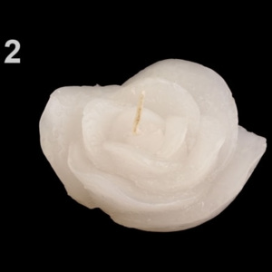 Stoklasa Plovoucí svíčka Ø5,5 cm květ - 2 bílá
