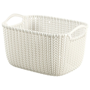 CURVER KNIT S košík 8l krémový 03674-X64