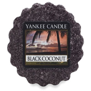 Vonný vosk Yankee Candle Black Coconut - Černý kokos 22 GRAMŮ