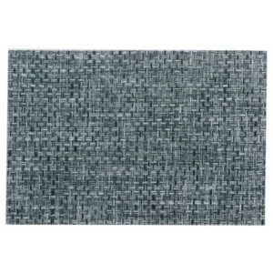 KELA Prostírání PLATO, polyvinyl, černé/bílé 45x30cm KL-15644