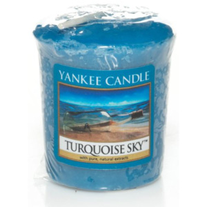 Votivní vonná svíčka Yankee Candle Turquoise Sky - Tyrkysové nebe 50 GRAMŮ