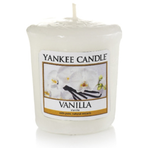 Votivní vonná svíčka Yankee Candle Vanilla - Vanilka 50 GRAMŮ
