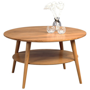 Artenat Konferenční stolek z masivu Stella, 80 cm, divoký dub