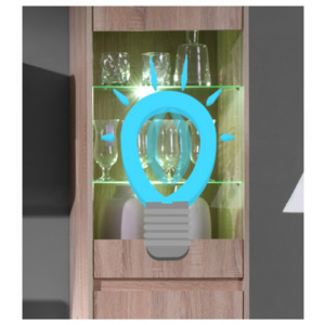 Obývací systém Silver - LED osvětlení pro elementy 3, 4