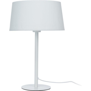 Kovová lampička, stolní. 47 cm - bílá