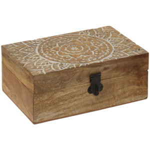 Dřevěný box - přírodní barva dřeva