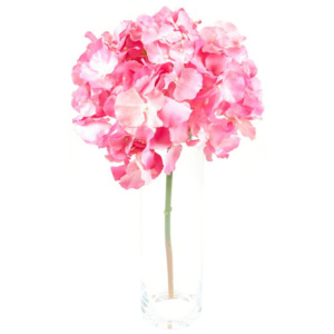 Umělá květina Sia Home Fashion Hortenzie růžová 50cm