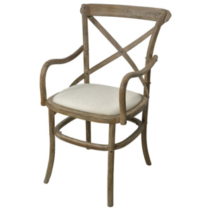 Jídelní židle z topolového dřeva s područkami Livin Hill Limena