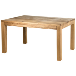 Doble rozkládací jídelní stůl, 140 x 90, divoký dub (ATTDR001)