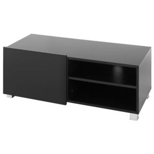Televizní stolek GORDIA 1D - černá barva