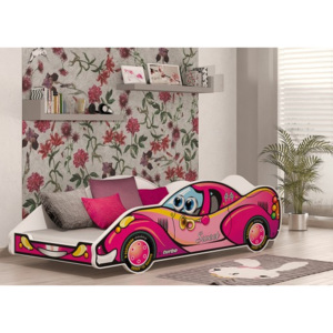 Dětská postel auto / 180x90 cm / s matrací 06