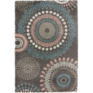 Šedý koberec Mint Rugs Allure Gallero, 80 x 150 cm