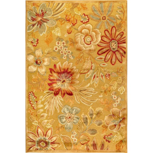 Jutex Kusový koberec moderní Nepal 38338-2222-20 vícebarevný květy 065x110 cm