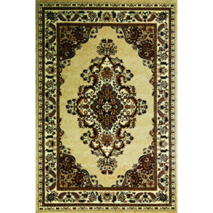 Jutex Kusový koberec klasický Metal 516A světle béžový 120x170 cm