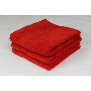 Aaryans Froté ručník SPRING , 50x100 cm, červený