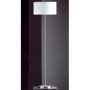 H 41471 Stojací lampa LOFT 1x77W E27 EcoHalogen, matný nikl / bílá - HONSEL