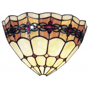 ClayreC Nástěnná lampa Tiffany Halifax 5LL-9884