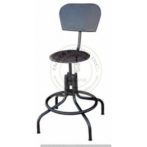 Barová stolička s opěrkou 9996
