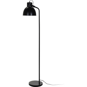 Kovová lampa podlahová, stojící - barva černá, 170 cm