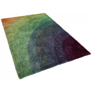 Shaggy koberec z duhového polyesteru 200x230 cm - BURSA