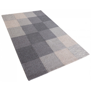 Šedý bavlněný koberec 80x150 cm - NIZIP
