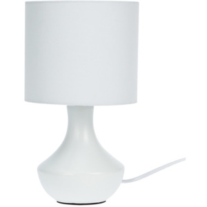 Lampička stolní, keramická - barva bílá