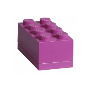 Lego box na svačinu - růžová