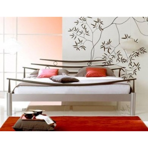 Kovová postel SHANGHAI Povrchová úprava: na přání dle RAL, Rozměr: 90 x 200 cm