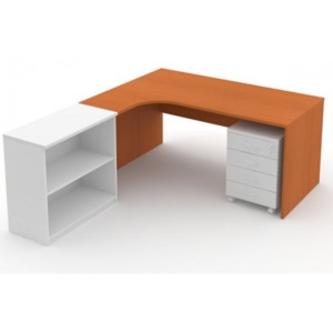 Kancelářský stůl Economics rohový levý 180x120 cm - 3D3353
