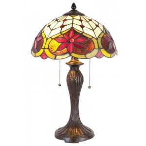 ClayreC Stolní lampa Tiffany Spinneweb 5LL-5842